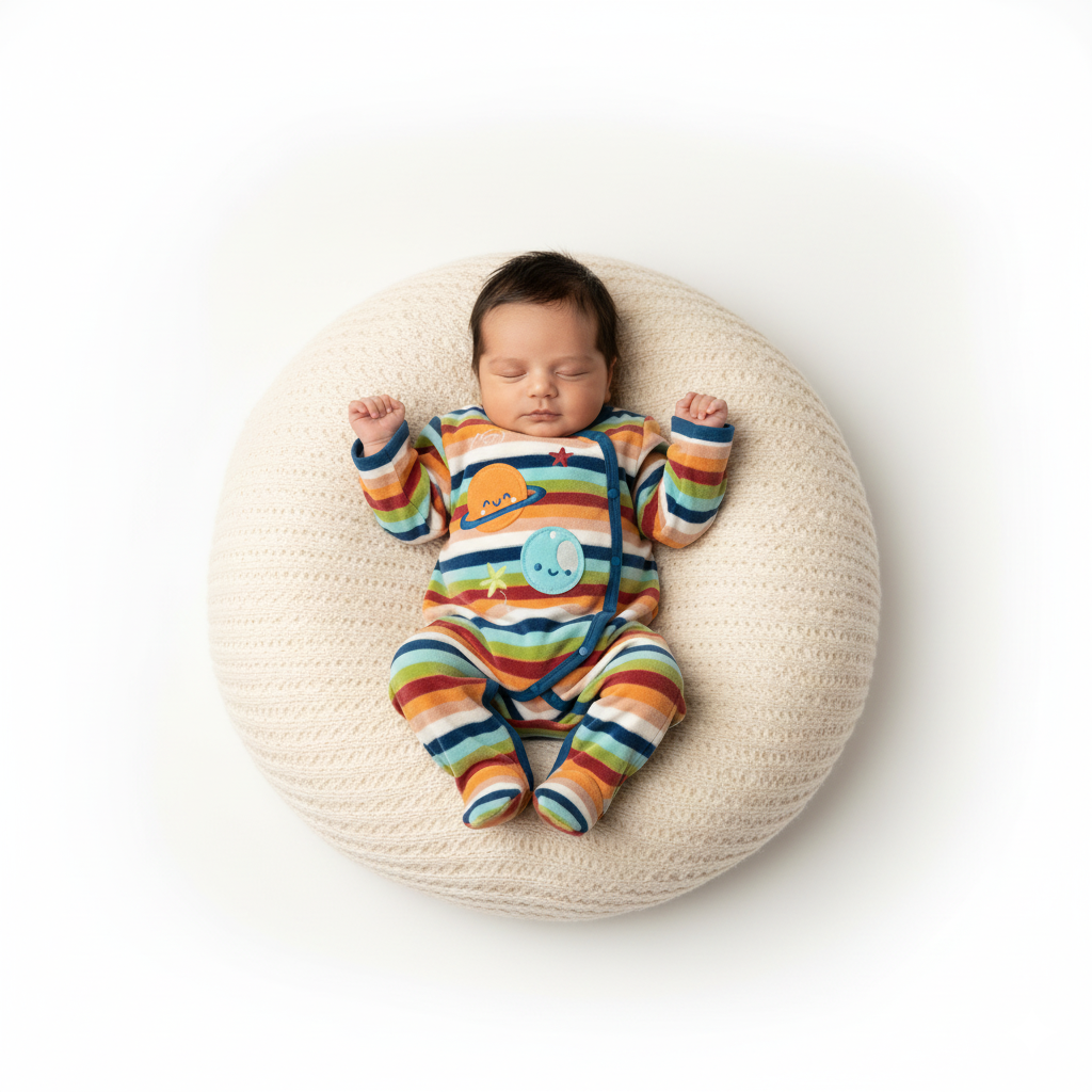 Pelele terciopelo de rayas con polainas