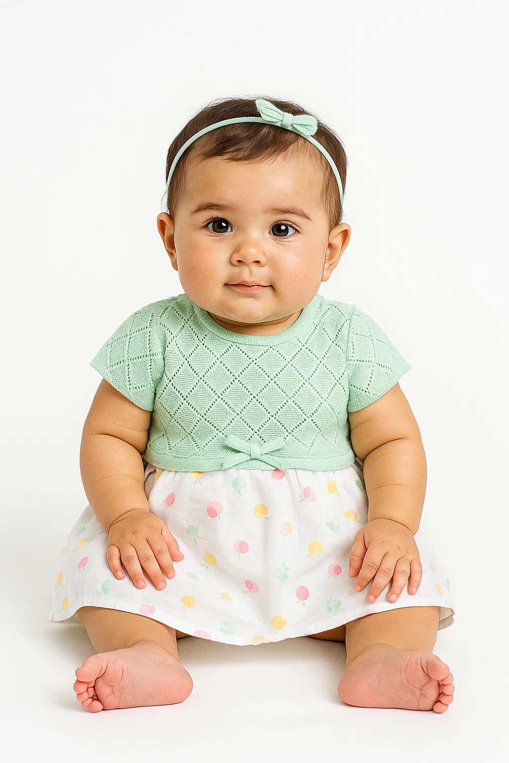 Vestido en Hilo Tela Estampada 2P