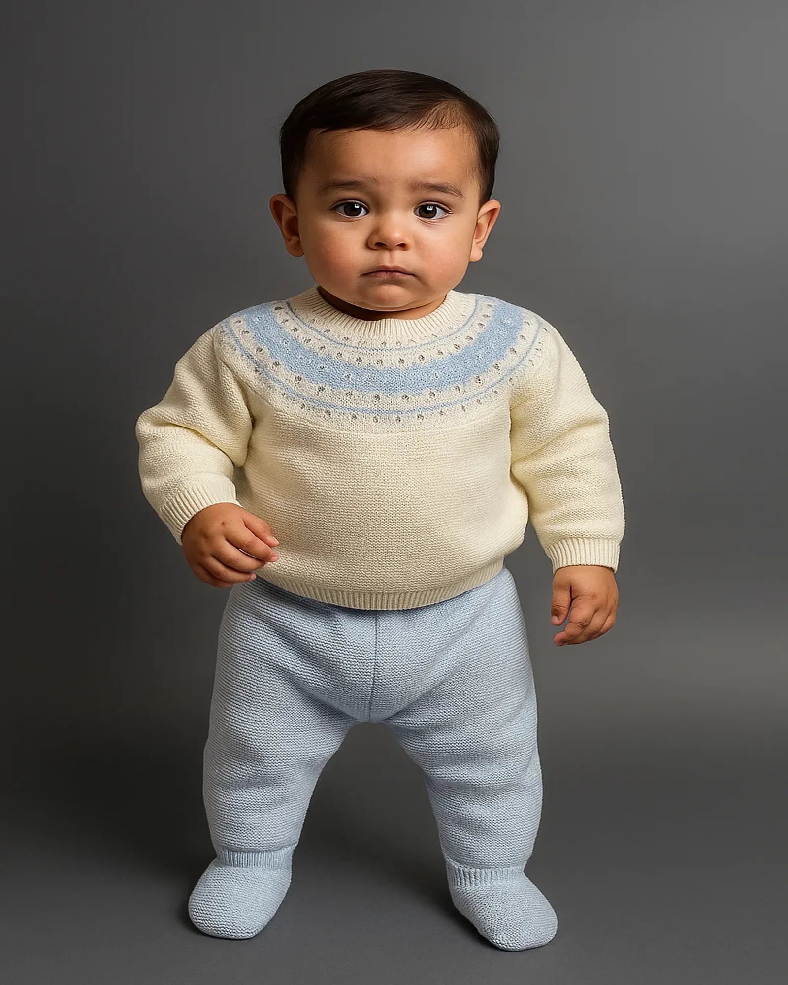 Conjunto Polaina Tricot