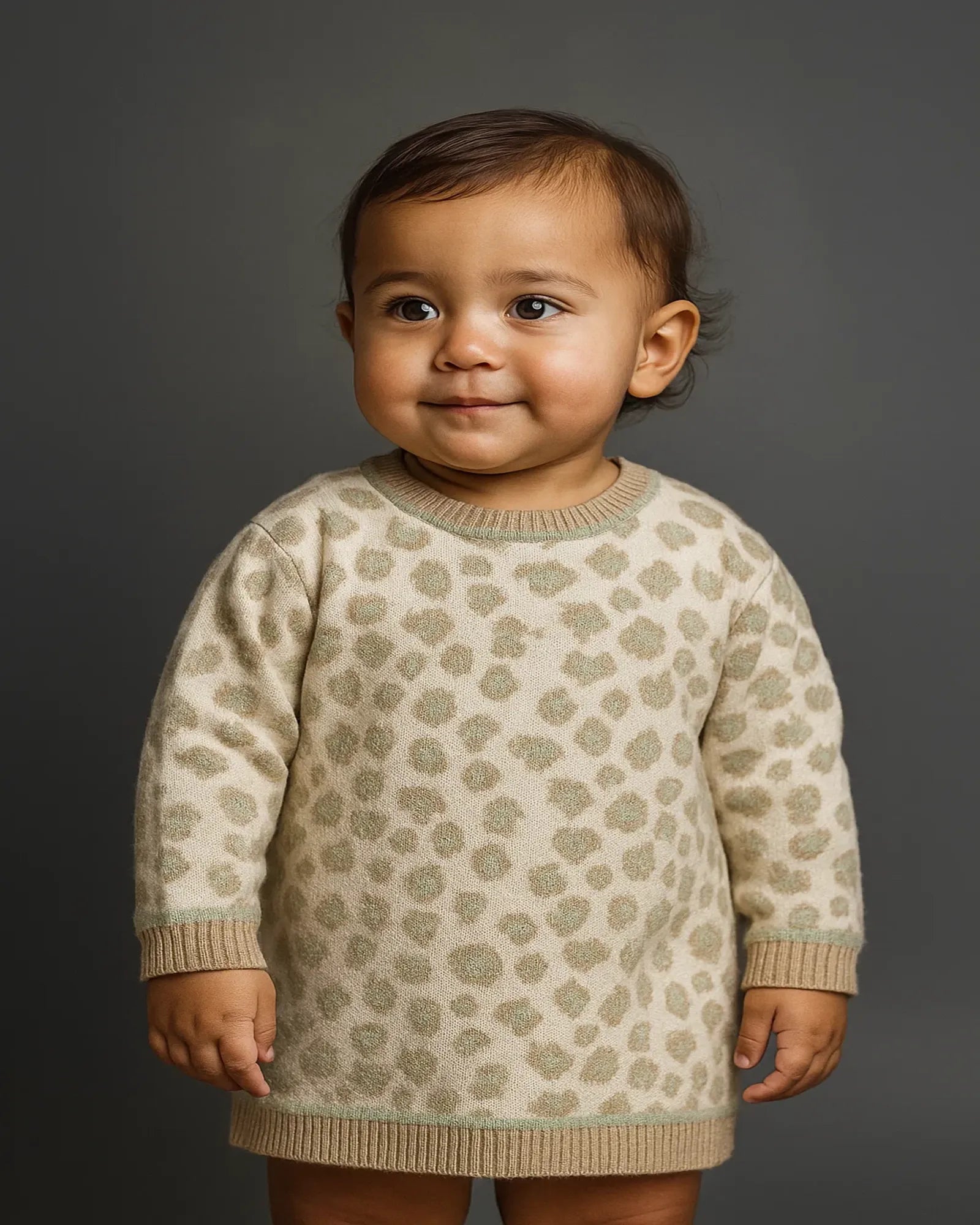Vestido Tricot Animal Print